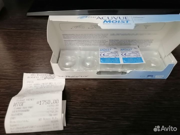 Контактные линзы Acuvue