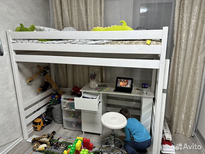 Детская кровать чердак