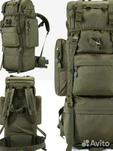Рюкзак походный водостойкий станковый 80/110 л