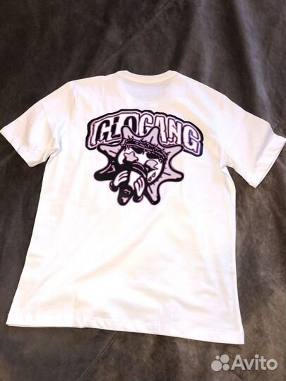 Футболка GloGang Logo Tee White Black