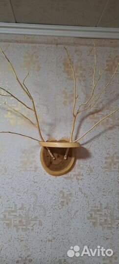 Полка настенная деревянная