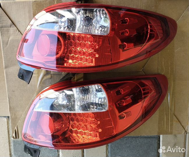 Новые Фонари задние Led peugeot 206 Пежо
