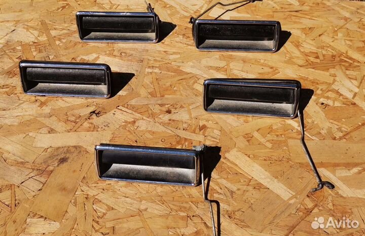 Ручки дверные наружние хром, ваз 2107, 2105, 2104