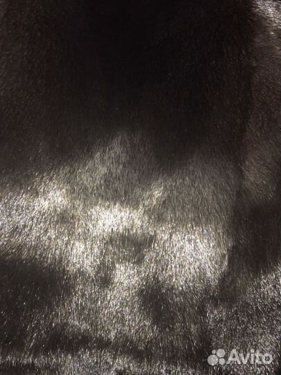 Шуба норковая блэкглама длинная