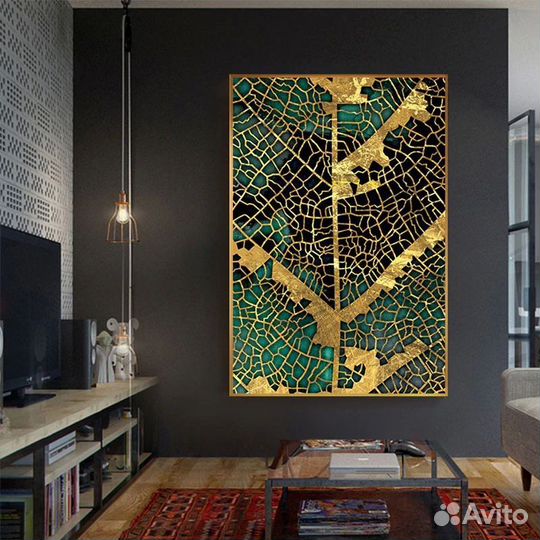 Интерьерная картина текстурная