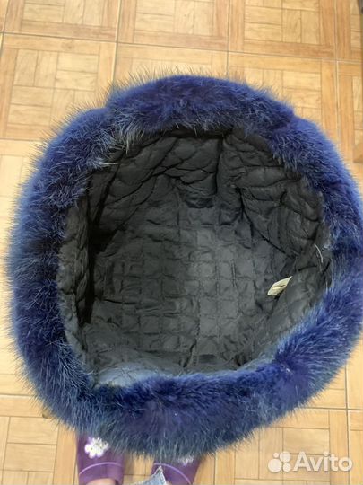 Шапка зимняя формовка норковая, производст