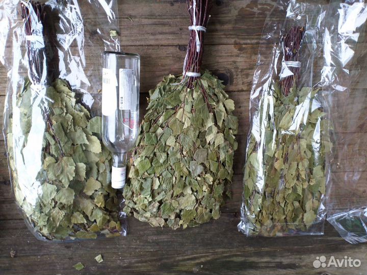 Веник берёза пихта, дуб