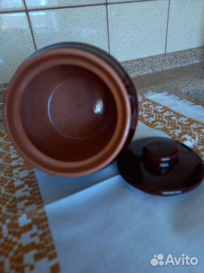 1987гссср Горшки для запекания керамические