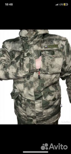 Камуфляжный костюм зимний горка 8