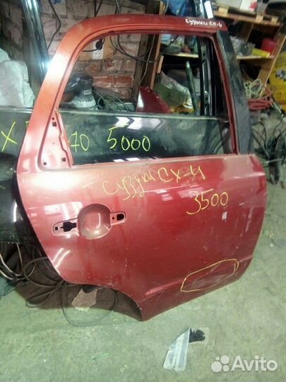 Suzuki sx4 дверь задняя правая