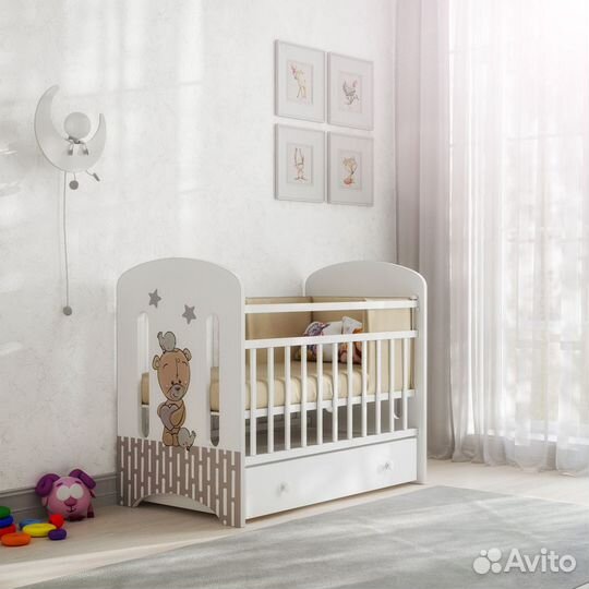 Кровать Love Me (маятник, ящик)