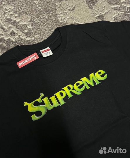 Футболка supreme shrek