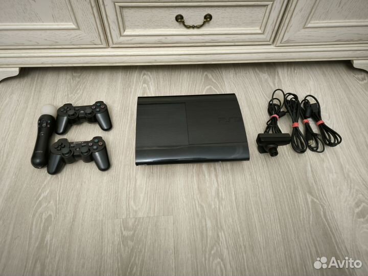 Sony PS3 super slim прошитая 500 Гб