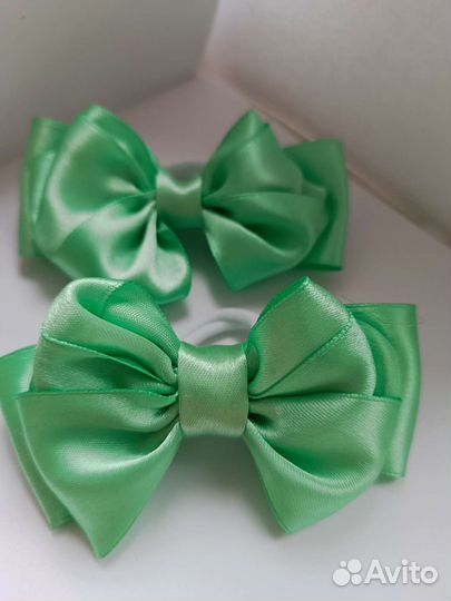 Бантики для волос ручной работы