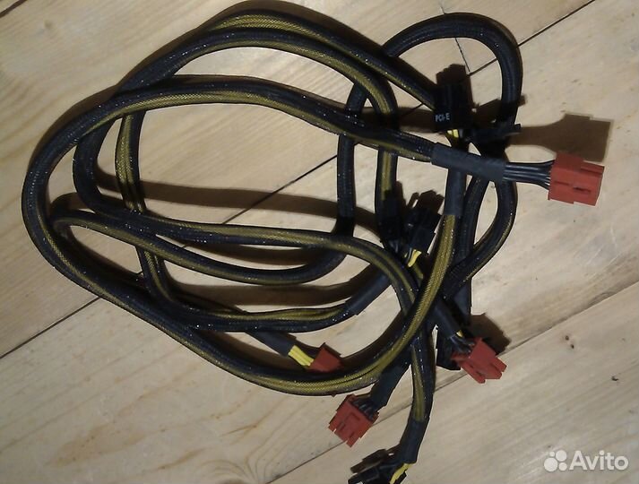 Для модульного блока питания PCI-E 8pin на 6pin и