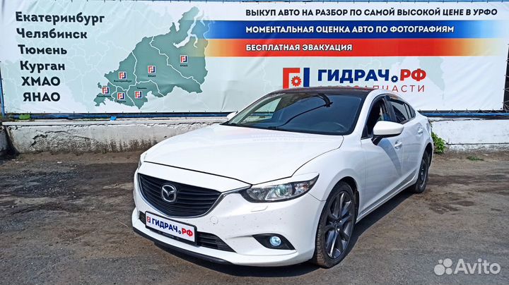 Стекло двери задней правой (форточка) Mazda Mazda6