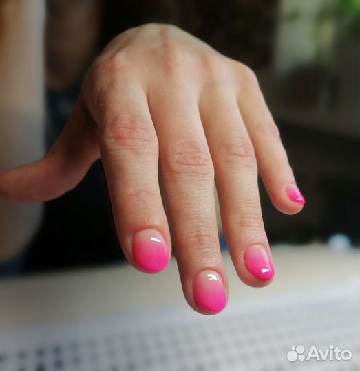 Комби Маникюр и покрытие гель лаком