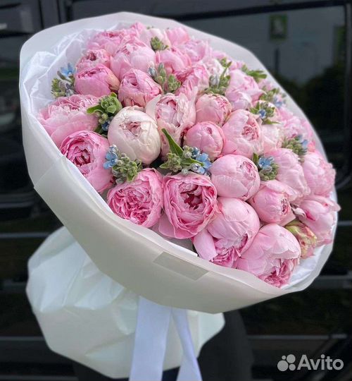 Букет цветов пионы с доставкой
