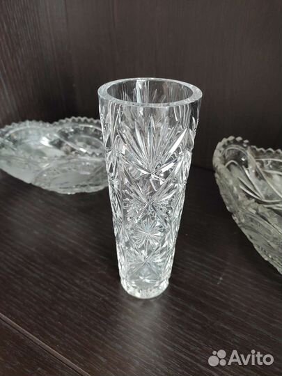 Вазы хрустальная СССР