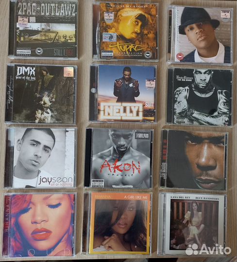 Музыкальные Cd диски rap, hip hop