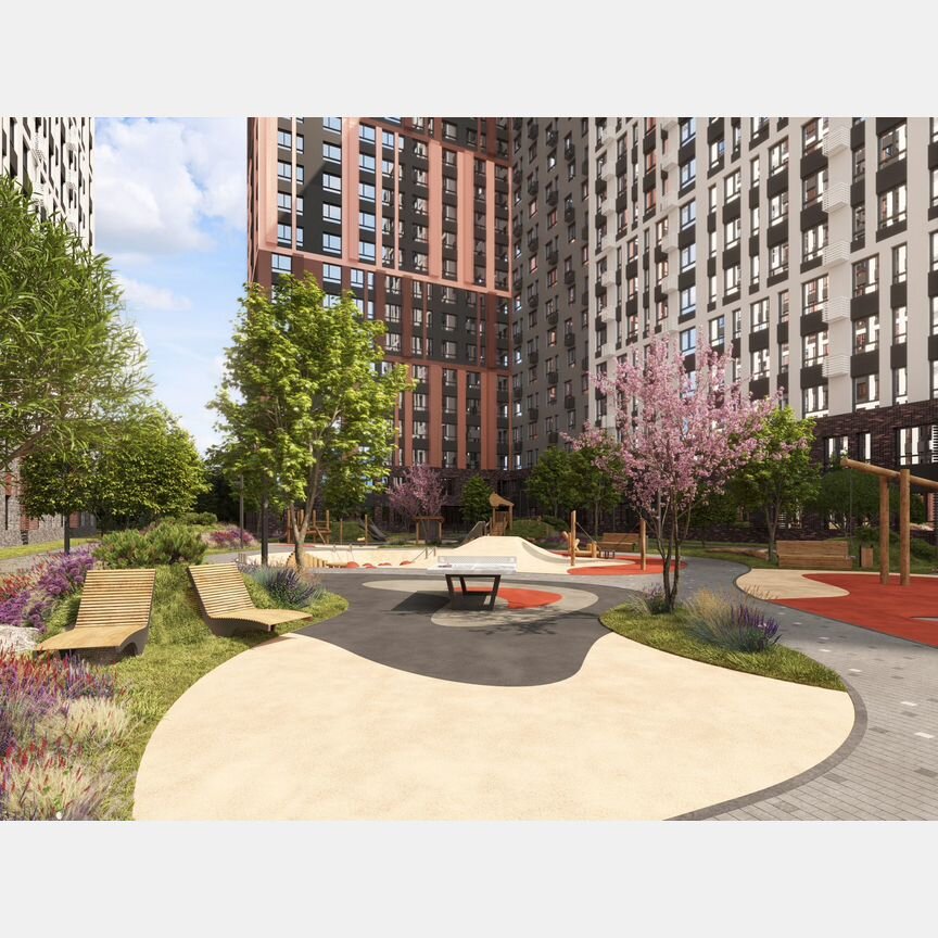 2-к. квартира, 58,8 м², 16/22 эт.