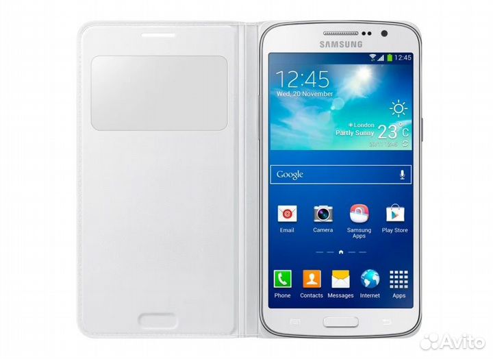 Оригинальный Чехол S-View Cover на Samsung Grand 2