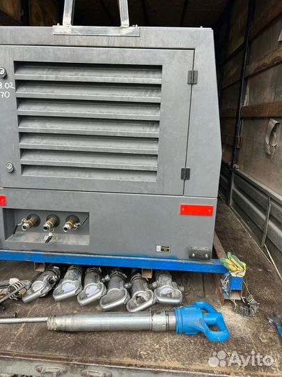 Аренда компрессора с отбойными молотками