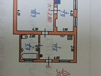 2-к. квартира, 43,5 м², 1/1 эт.