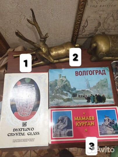 Наборы советских открыток и фотографий