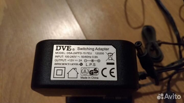 Адаптер Блок питания Зарядное 12 Вольт 12В 12V
