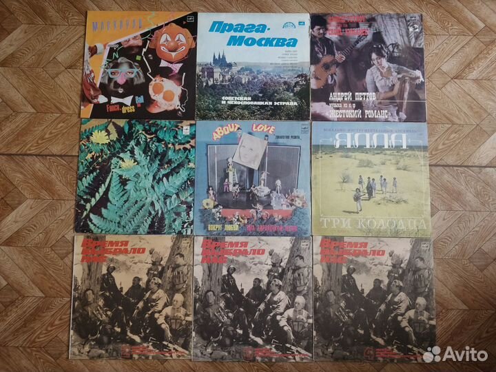 Виниловые пластинки СССР пугачева высоцкий и др