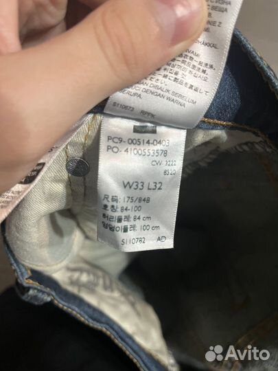 Джинсы Levi's 514 Straight