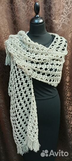 Палантин ручной работы