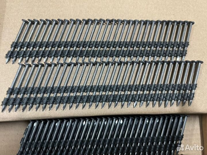 Реечные гвозди 21 2.8*50 ершеные в коробке 900шт