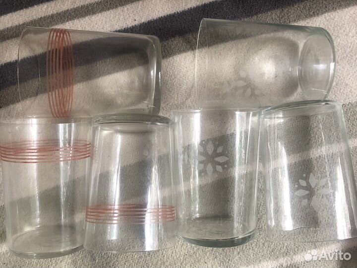 Стаканы СССР, рюмки, фужеры, бокалы