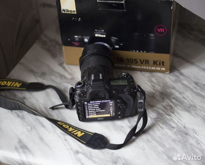 Nikon D90 18-105mm VR Kit в коробке