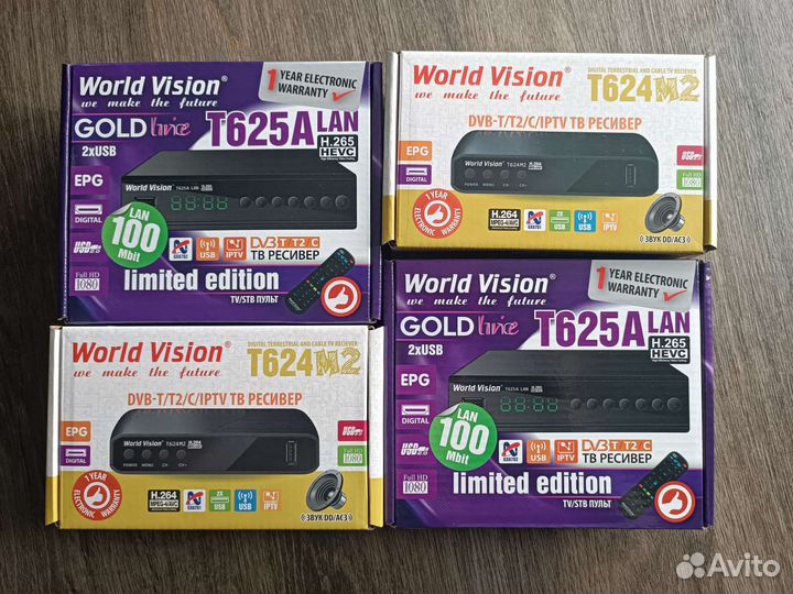 Приставка world vision DVB-T2/C