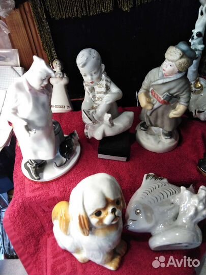 Фарфоровые статуэтки. СССР. дровосек