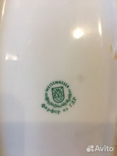 Сервиз 6 песон. гдр Weisswasser