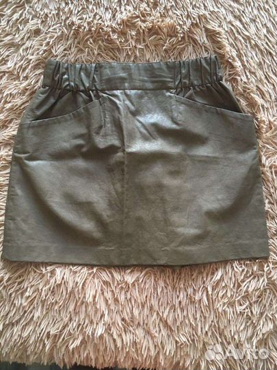 Юбка эко кожа