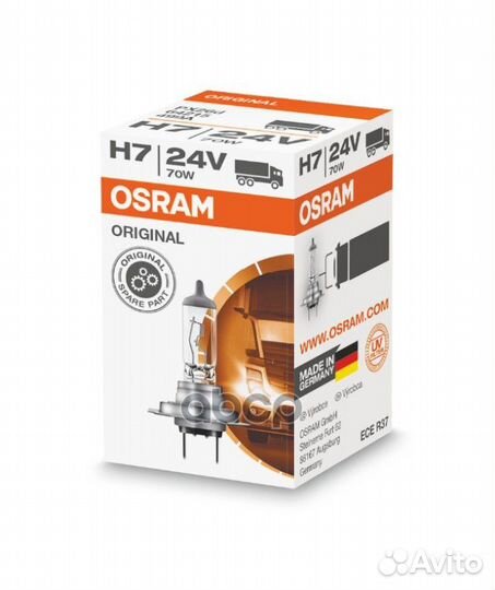 Лампа г/с H7 (70W) рх26d стандарт 24V 64215 405