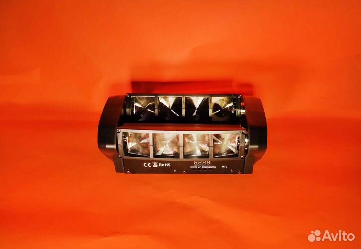 Светомузыка Minispider (паук) 8x3w rgbw новые