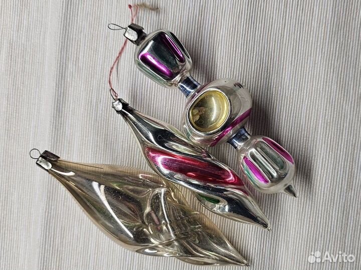 Новогодние игрушки стекло СССР