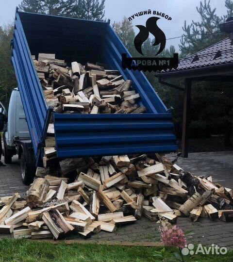 Дрова березовые колотые