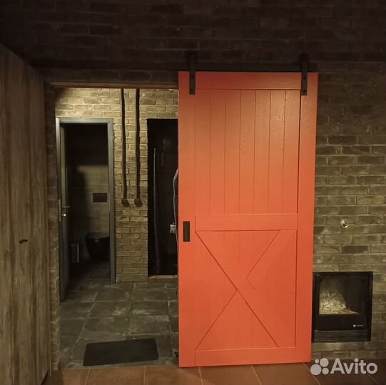 Амбарные двери лофт