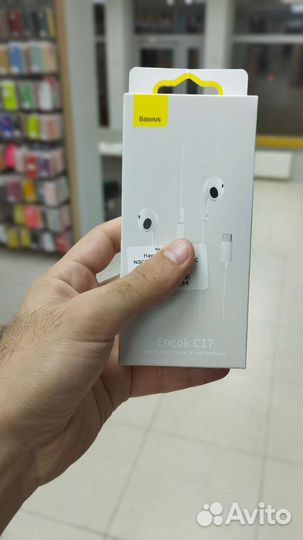 Наушники Baseus Encok C17 type-c
