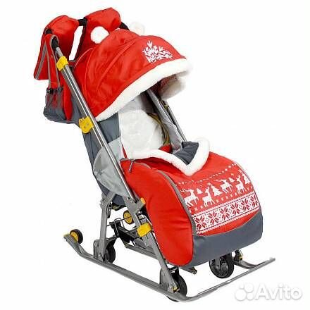 Детские санки с колесами