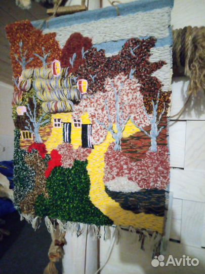 Продам картину гобелен, ручная вышивка