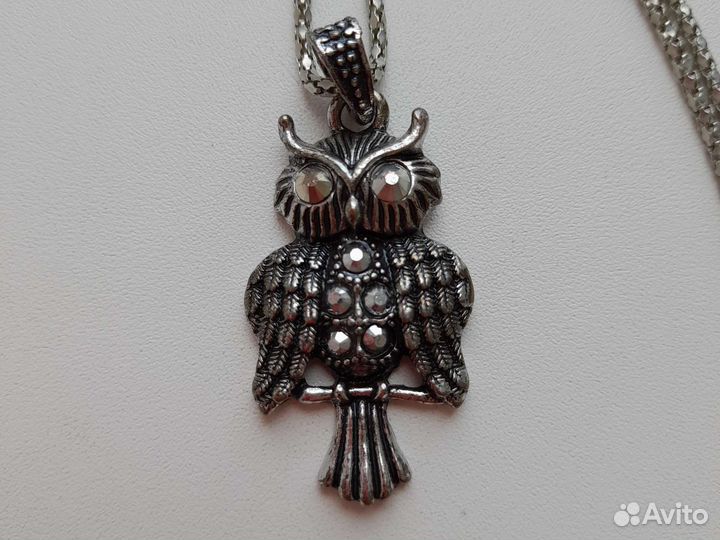 Цепочка с кулоном Сова Оберег