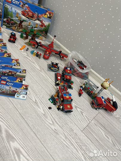 Lego city пожарная 60214,60231,60217,60215